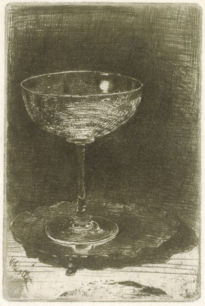 Vinglasset, 1858 av James Abbott McNeill Whistler